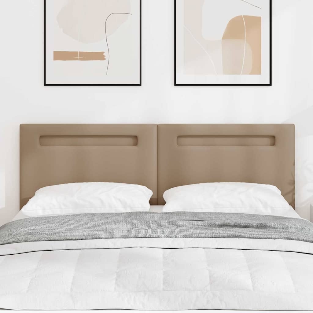 vidaXL Hoofdbord Cappuccino 160cm - PVC - Nu 35% Korting!