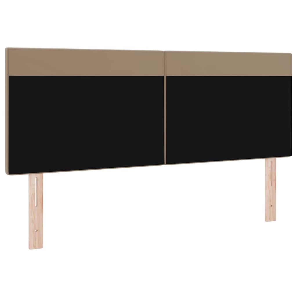 vidaXL Hoofdbord Cappuccino 160cm - PVC - Nu 35% Korting!