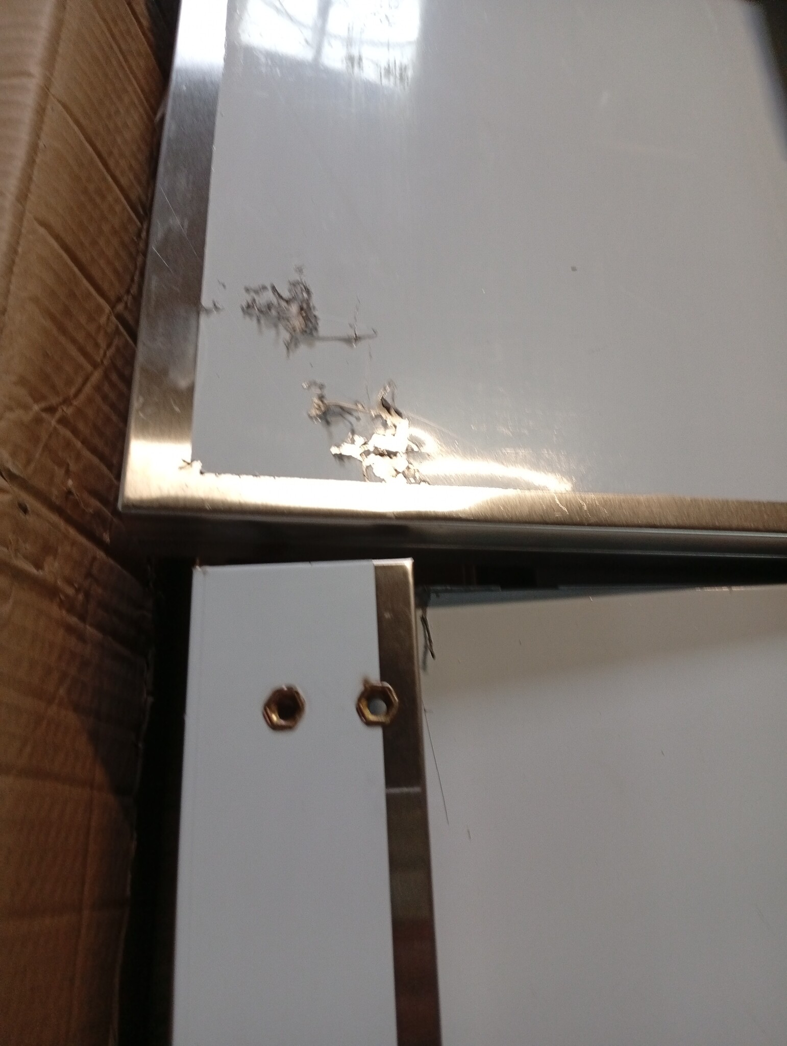 vidaXL Werktafel RVS 120x50cm - Met Schuifdeuren & Opslag - 60% Korting!