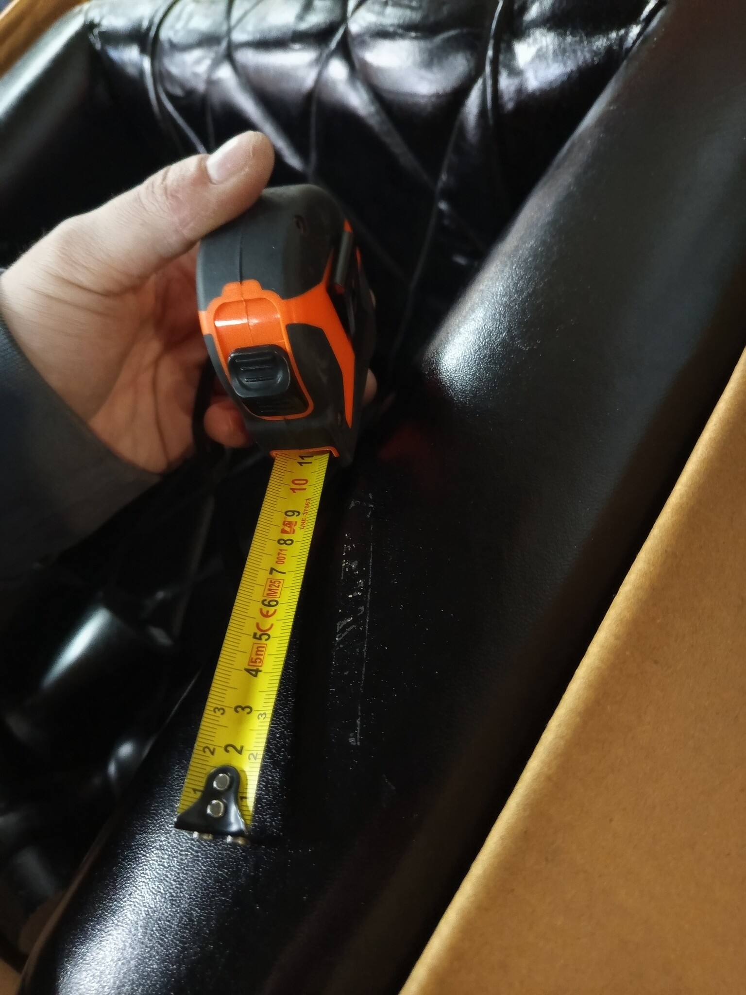 VidaXL Kuipstoel Geitenleer Zwart - 55% Korting