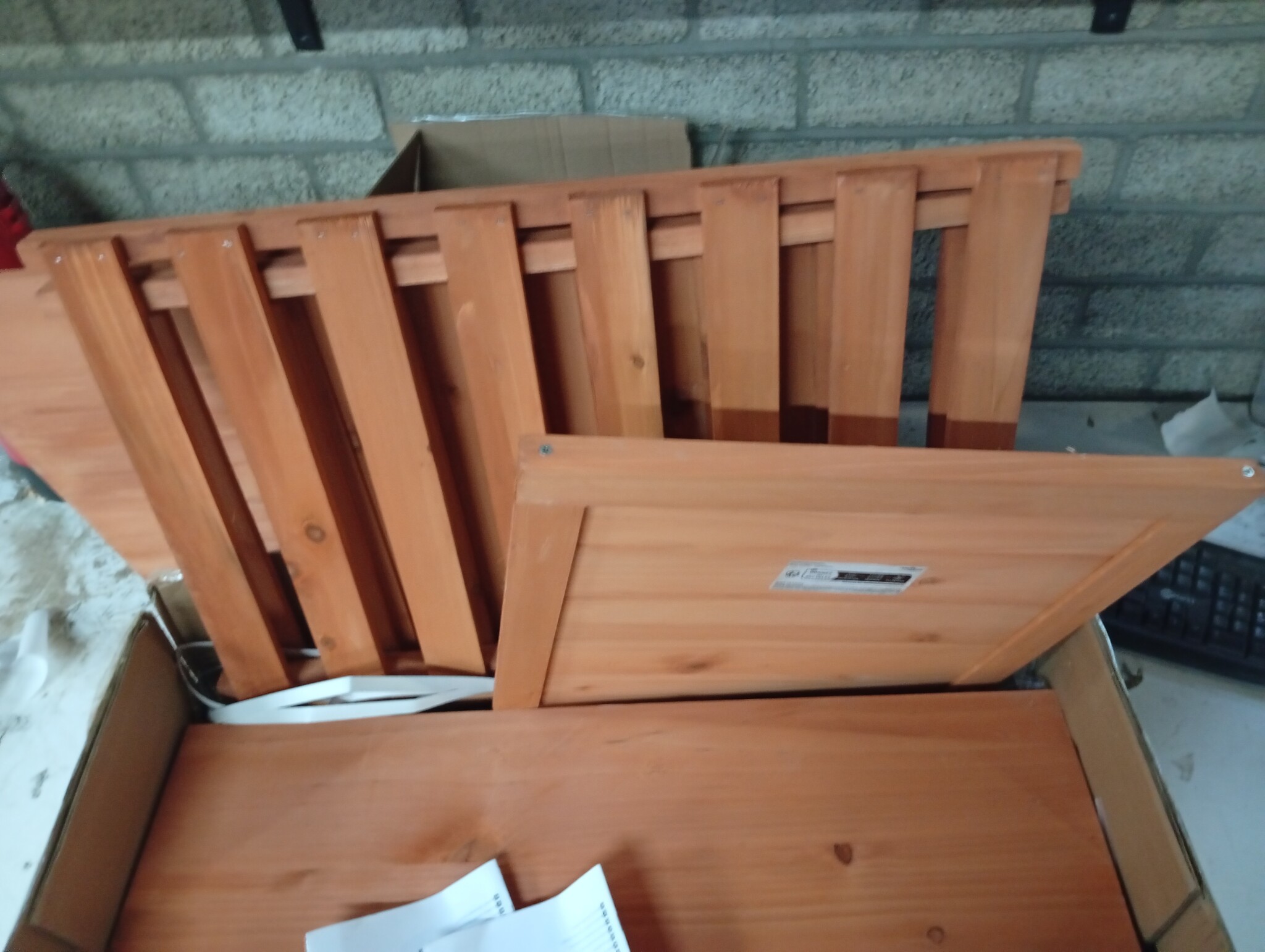 vidaXL Tuinbox Vurenhout Bruin - 55% Korting!