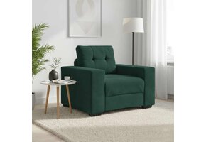 vidaXL Sofastoel Donkergroen Fluweel - 35% Korting!