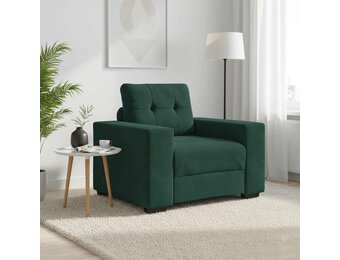 vidaXL Sofastoel Donkergroen Fluweel - 35% Korting!