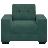 vidaXL Sofastoel Donkergroen Fluweel - 35% Korting!