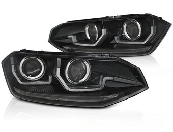Koplampen VW Polo VI 2G (2017-) LED Zwart - 55% Korting!