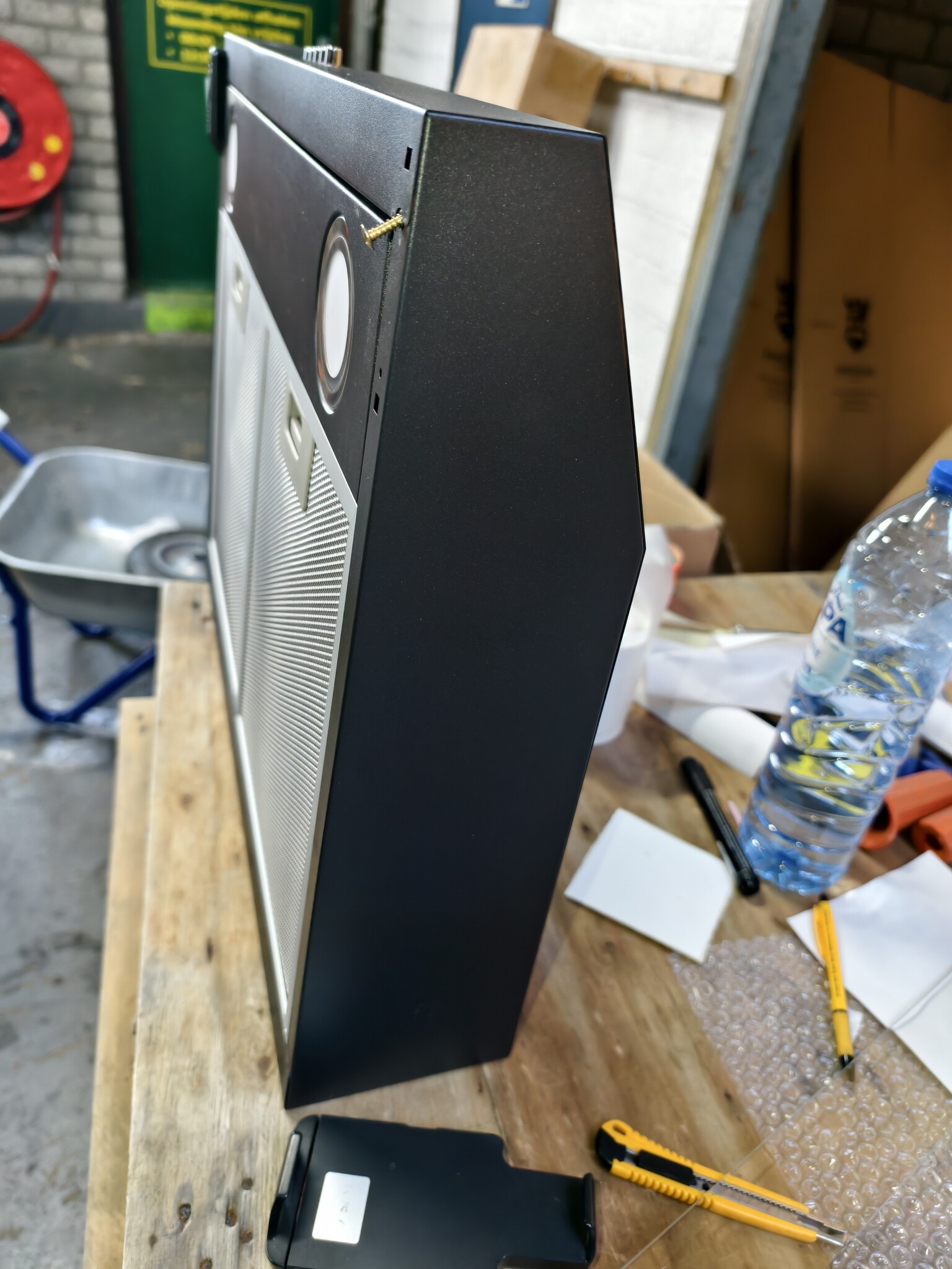 Geretourneerde Afzuigkap Onderbouw Zwart - 60% Korting!