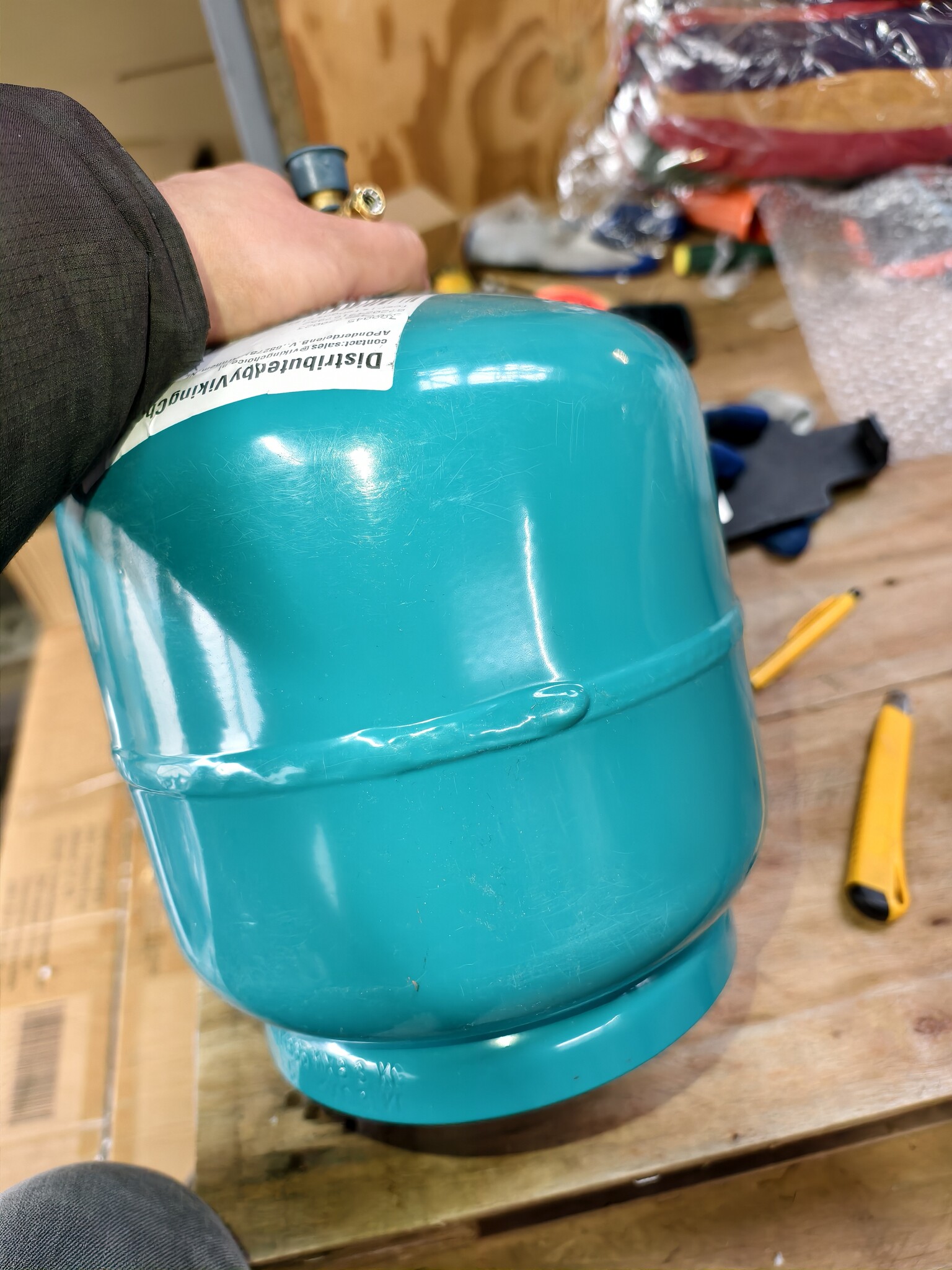 Toeristengasfles 3 kg (7,2 l) - Licht gebruikt