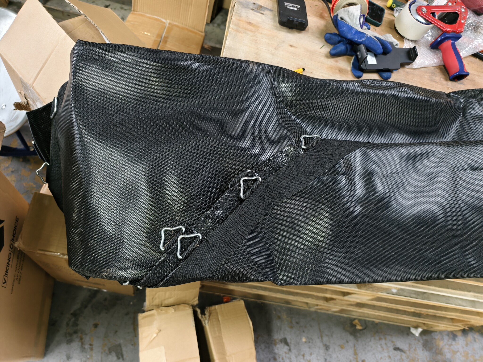 Trampoline Springmat & Veren Set - 64 Veren - 10 Ft (304-312cm)