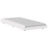 vidaXL Bedframe Wit Grenenhout 75x190cm | 42% Korting