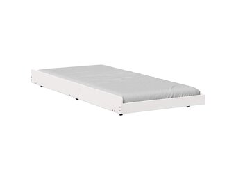 vidaXL Bedframe Wit Grenenhout 75x190cm | 42% Korting