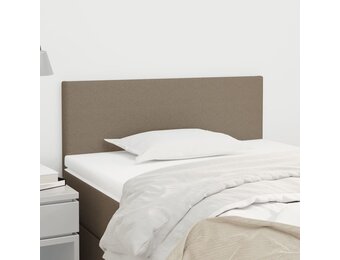 vidaXL Hoofdbord 100x5x78/88 cm stof taupe