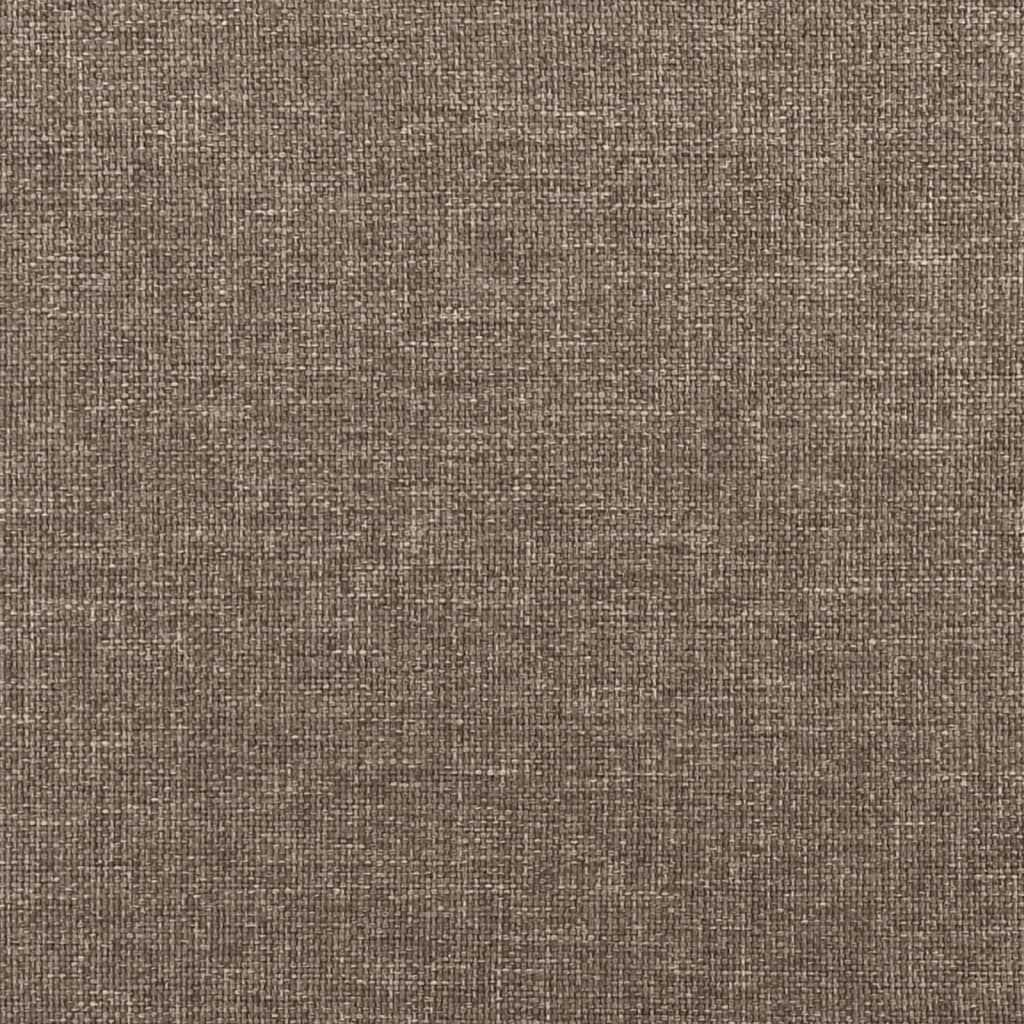 vidaXL Hoofdbord 100x5x78/88 cm stof taupe