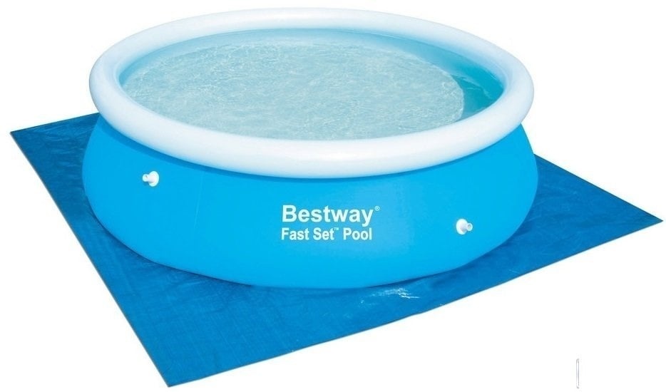 Bestway Zwembad Grondzeil 396x396 cm Blauw - 65% Korting!