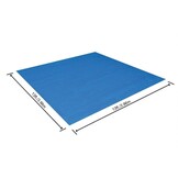 Bestway Zwembad Grondzeil 396x396 cm Blauw - 65% Korting!