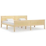 vidaXL Grenenhouten Bedframe 200x200cm - 59% Korting!