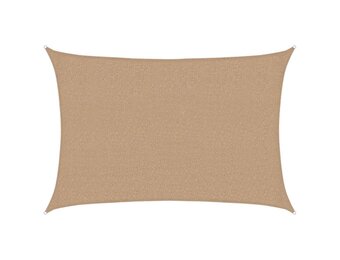vidaXL Zonnezeil HDPE Taupe 2,5x4m - 60% Korting!