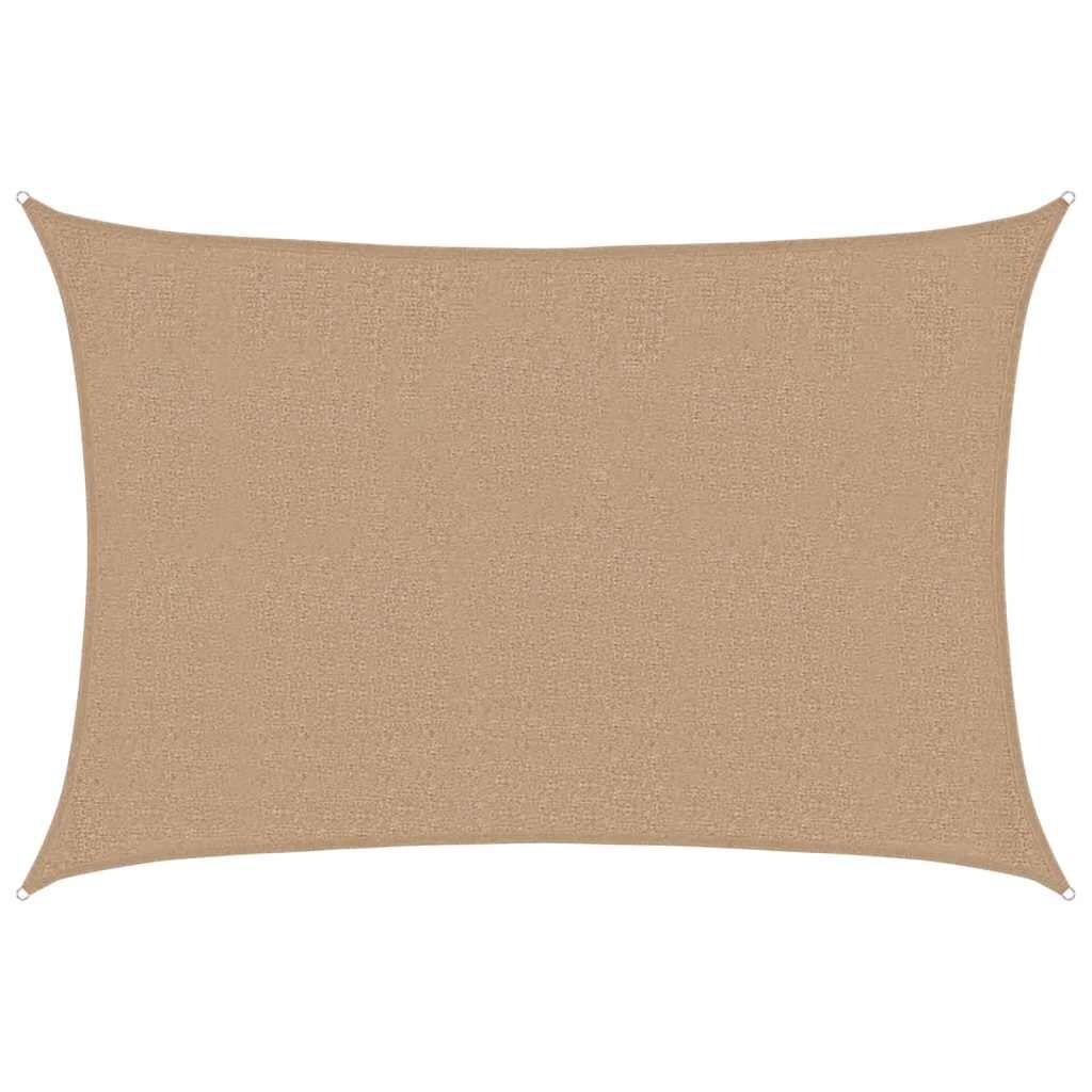 vidaXL Zonnezeil HDPE Taupe 2,5x4m - 60% Korting!