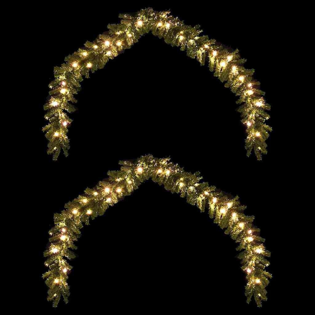 vidaXL Kerstkrans 600 LEDs Groen 40m PVC - 35% Korting!