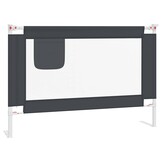 vidaXL Bedhekje Peuter 100x25 cm | 56% Korting | Donkergrijs