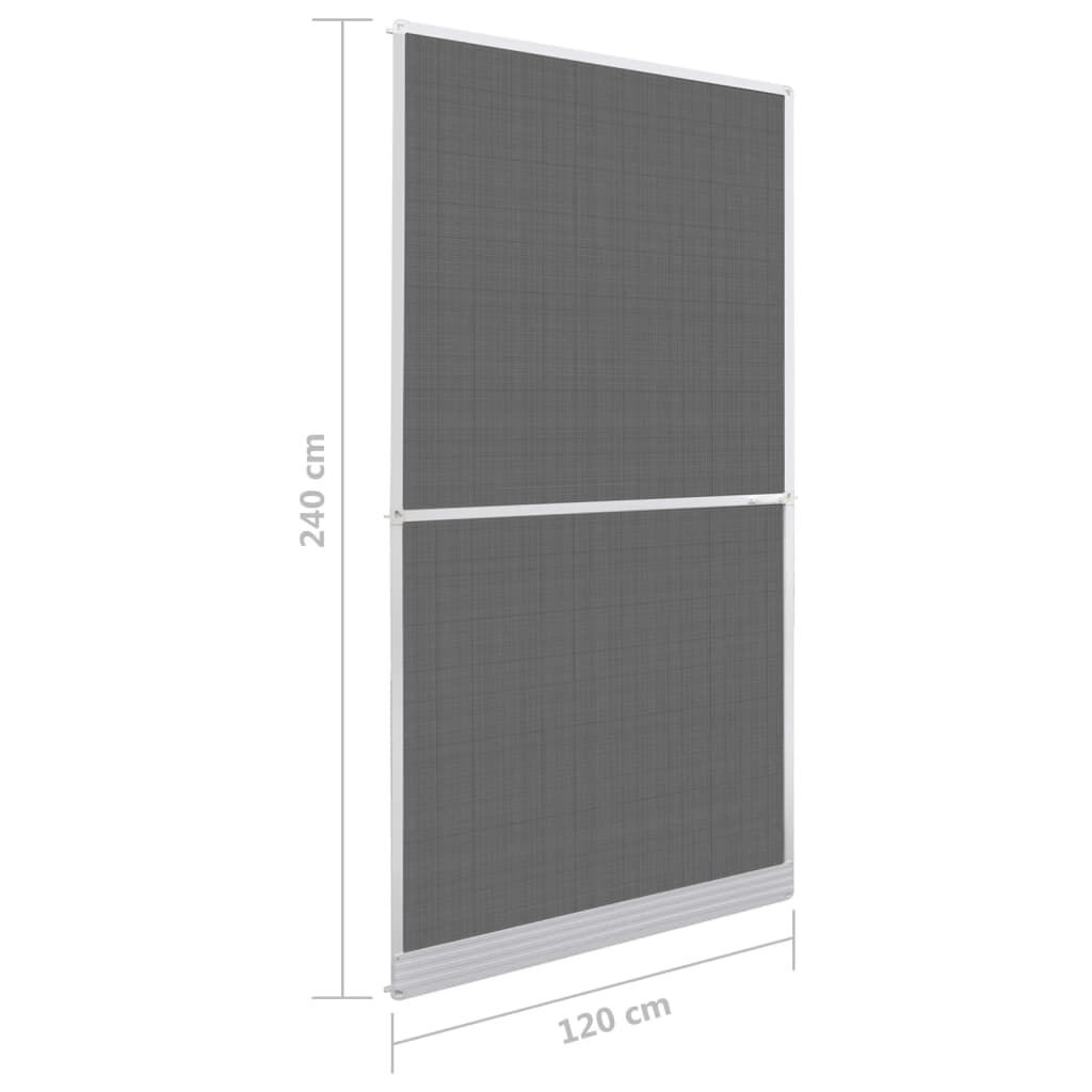vidaXL Hordeur 120x240 cm Wit - 57% Korting!