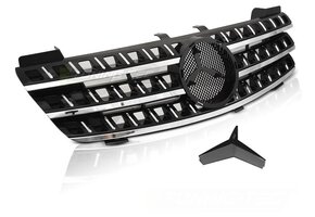 Grill Mercedes W164 (05-08) Zwart/Chroom - 40% Korting!