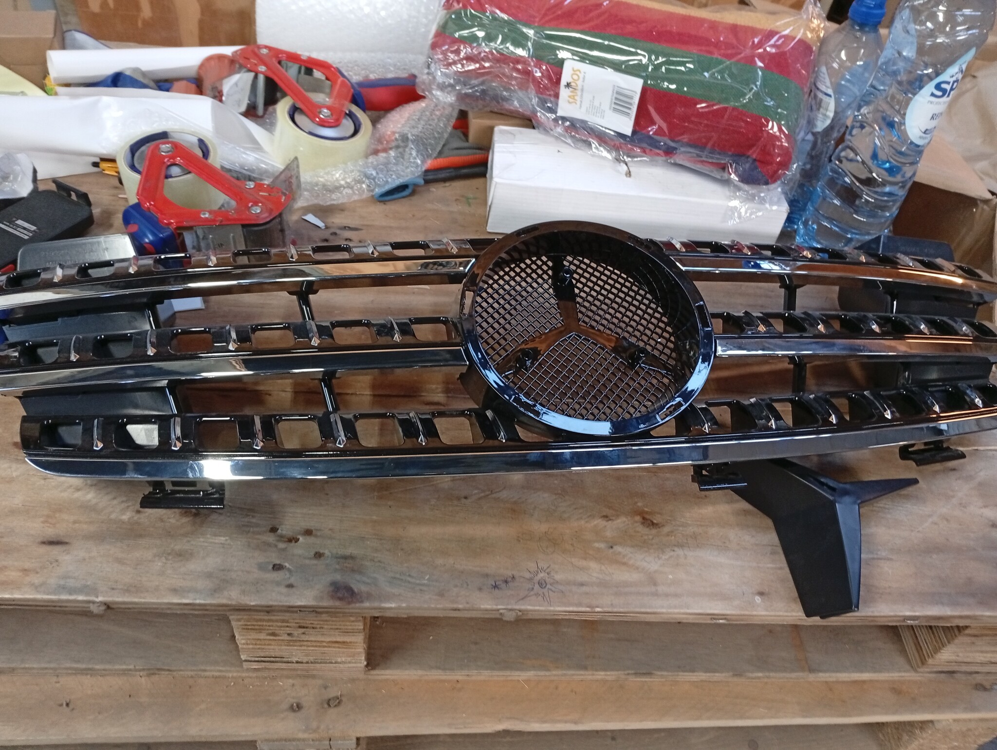 Grill Mercedes W164 (05-08) Zwart/Chroom - 40% Korting!