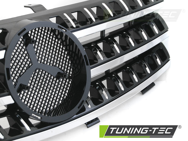 Grill Mercedes W164 (05-08) Zwart/Chroom - 40% Korting!
