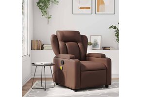 vidaXL Massagestoel Kunstleer Bruin - 35% Korting!