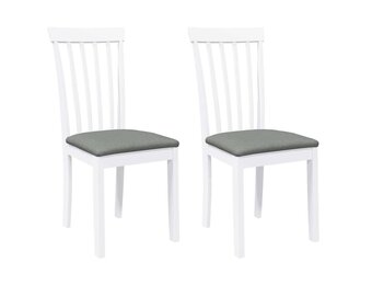 vidaXL Eetkamerstoelen (2 stuks) Massief Rubberhout - 68% Korting