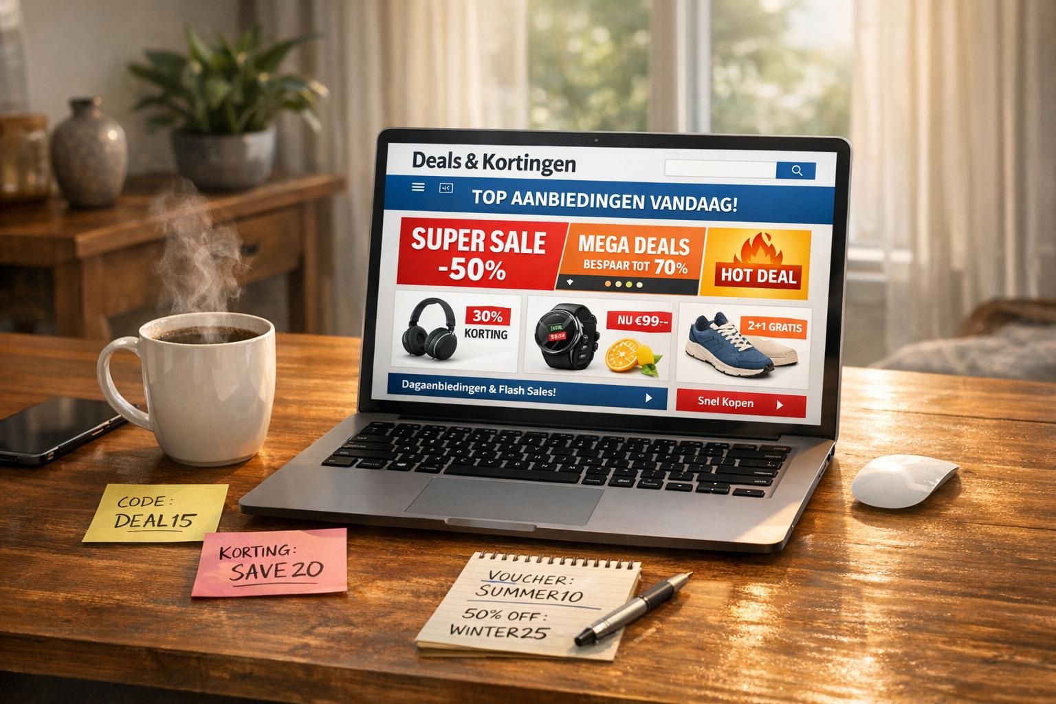 Hoe vind ik koopjes en deals online?