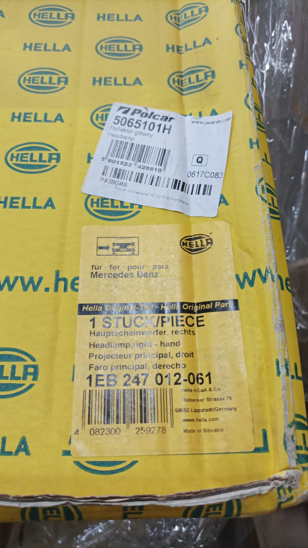 Hella Koplamp Rechts Mercedes Sprinter (2006-heden) - 65% Korting