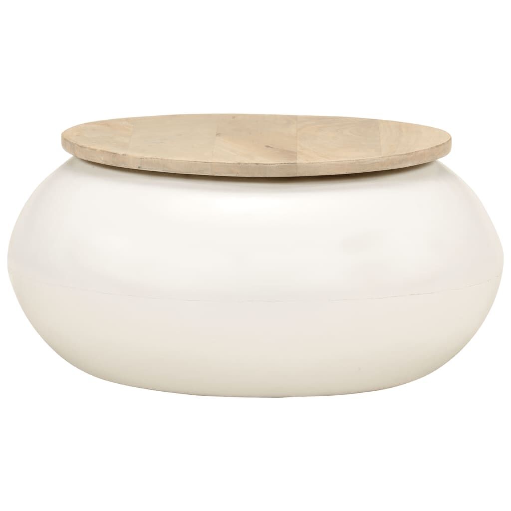 vidaXL Salontafel 51x51x27 cm - 30% Korting op Massief Mangohout