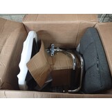 vidaXL Eetkamerstoel Donkergrijs - 74% Korting!