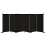 vidaXL Kamerscherm 6 panelen - Zwart - 35% Korting!
