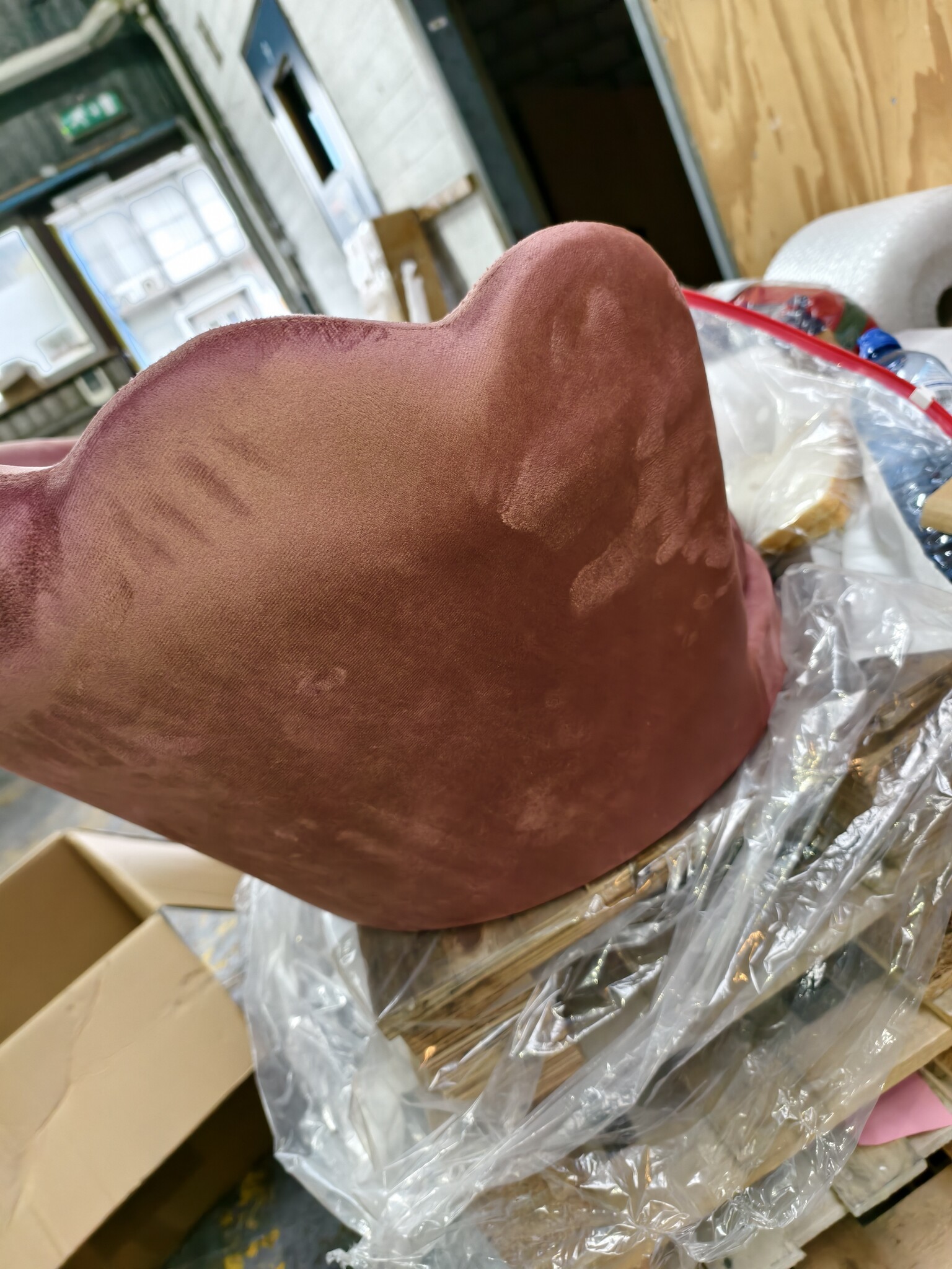 Schelp Stoel Fauteuil - Velvet Roze/Goud - 35% Korting