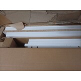 vidaXL TV-meubel 100x35x40 cm wit - Bewerkt Hout | -64%