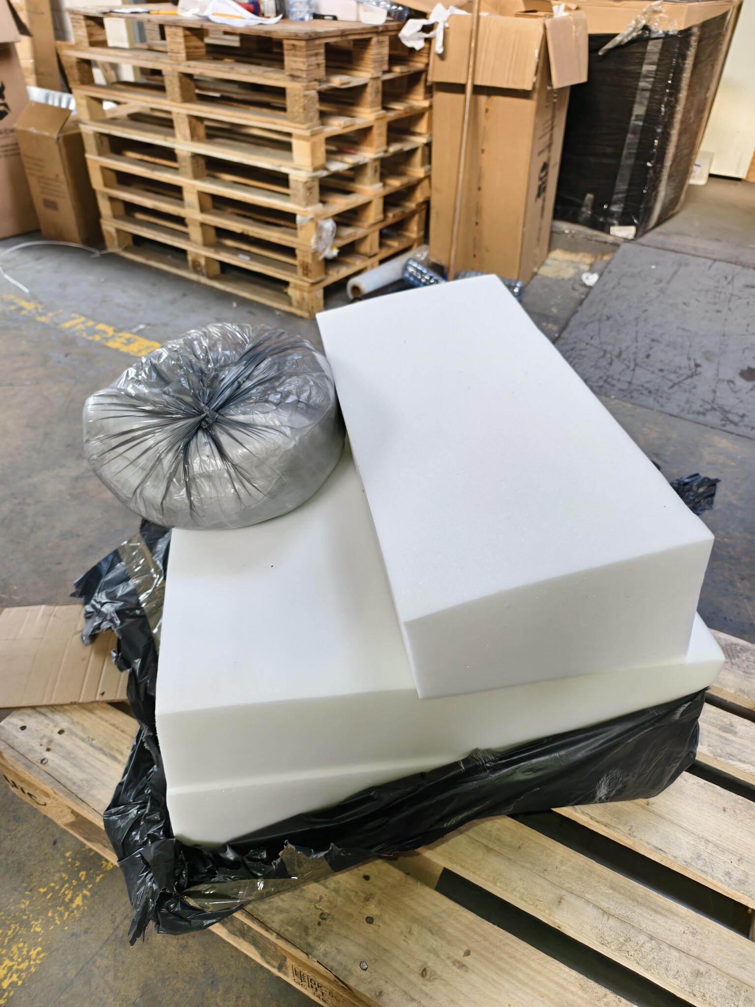 Opvouwbaar Logeermatras met Kussen - 70x200cm - Grijs