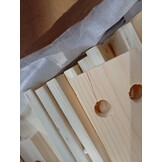 vidaXL Bedframe Grenenhout Wit 90x200 cm met Lades - 60% Korting!