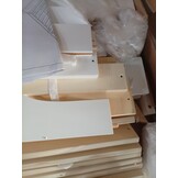 vidaXL Bedframe Grenenhout Wit 90x200 cm met Lades - 60% Korting!