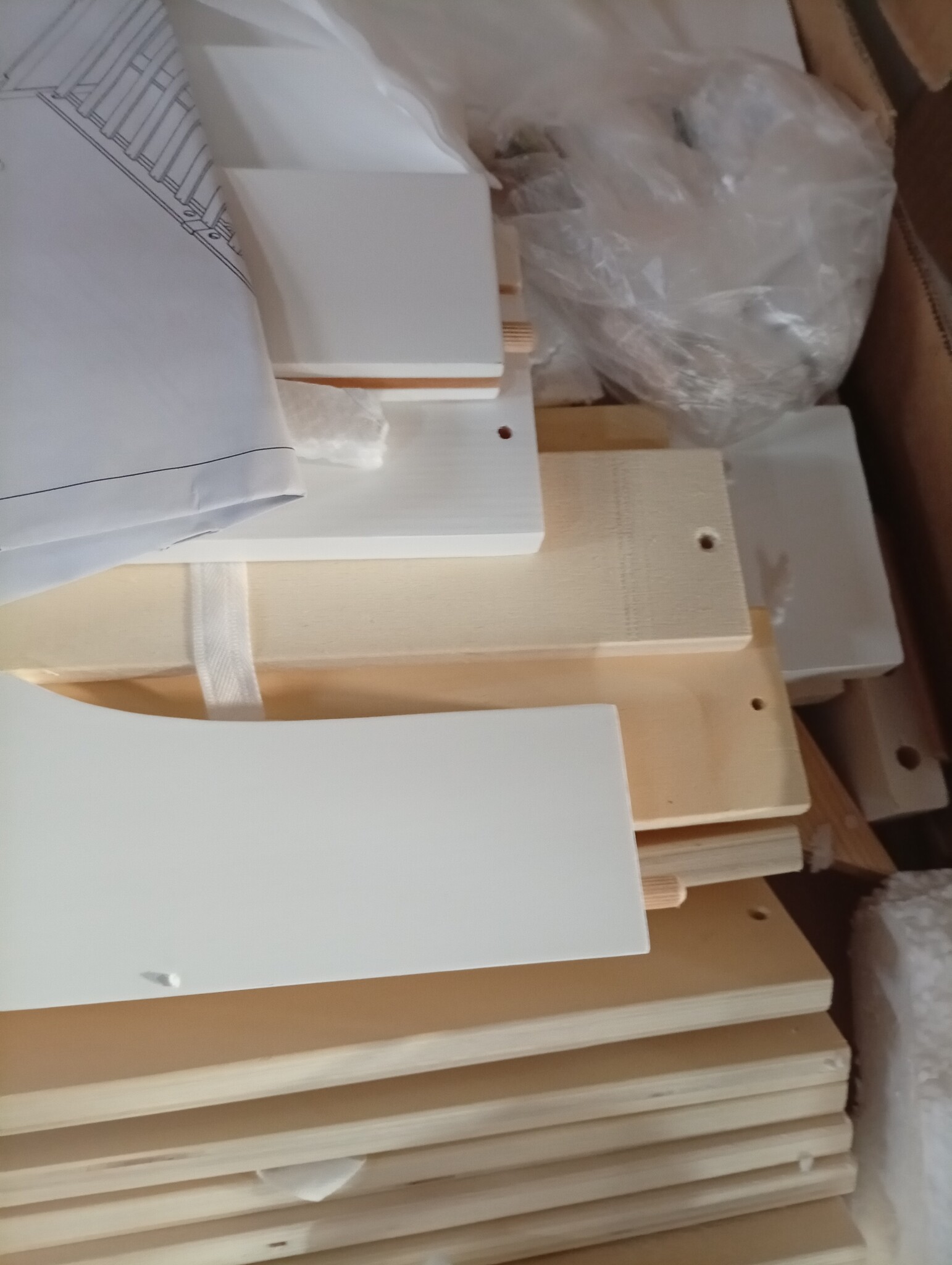 vidaXL Bedframe Grenenhout Wit 90x200 cm met Lades - 60% Korting!