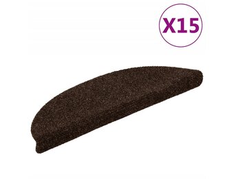 vidaXL Trapmatten Zelfklevend Bruin - 15 Stuks - 35% Korting!