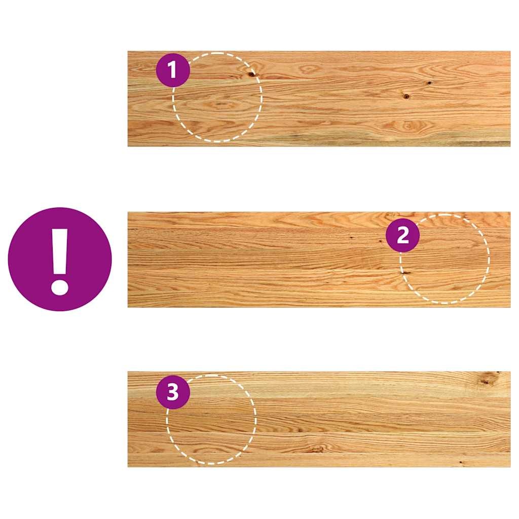 vidaXL Vensterbanken Massief Eikenhout 2 st. 100x25cm - 55% Korting!