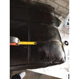 VidaXL Poef Geitenleer Donkerbruin - Nu met 55% Korting!