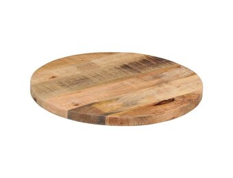 vidaXL Tafelblad Rond Mangohout | 35% Korting | Ø 40x2,5 cm
