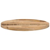vidaXL Tafelblad Rond Mangohout | 35% Korting | Ø 40x2,5 cm