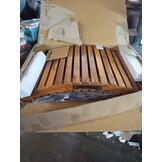 vidaXL Ligbed met Kussen - Massief Acaciahout - 55% Korting