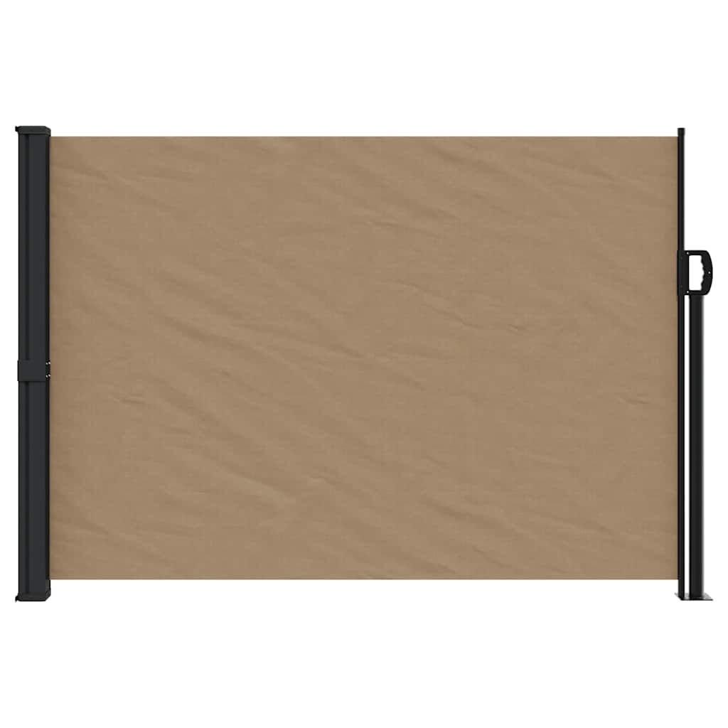vidaXL Uittrekbaar Windscherm 140x300cm Taupe - 35% Korting!