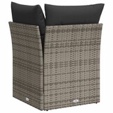VidaXL Tuinhoekbank Poly Rattan Grijs - 47% Korting!