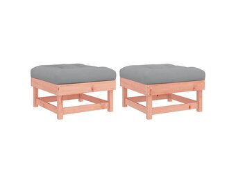 vidaXL Tuinvoetenbank met kussen - 73% korting!