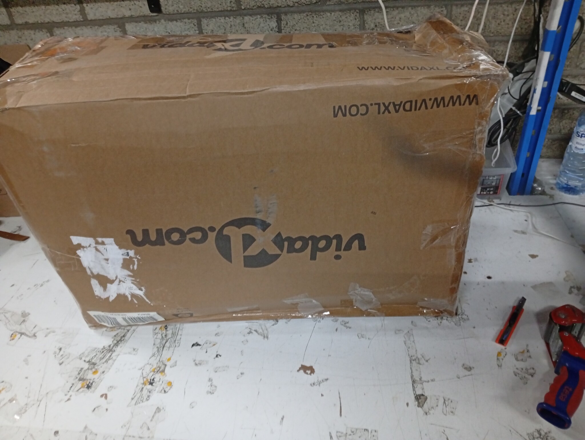 vidaXL Tuinvoetenbank met kussen - 73% korting!